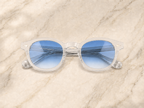 Lunettes de soleil Capri ORIGINAL, monture transparente bleutée — Montivento