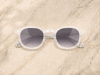 Lunettes de soleil Como ORIGINAL, monture transparente, verres gris dégradés — Montivento