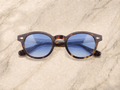 Lunettes de soleil Napoli ORIGINAL, monture écaille, verres bleus — Montivento