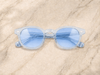 Lunettes de soleil Marbella SIGNATURE, monture transparente bleu clair — Montivento