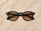 Lunettes de soleil Nice ORIGINAL, monture noire, verres bruns dégradés — Montivento