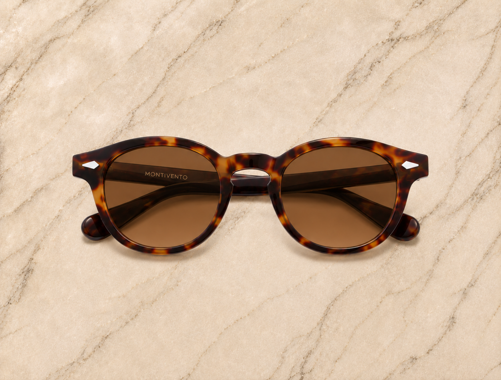 Lunettes de soleil Vernazza ORIGINAL, monture écaille tortoise, verres bruns dégradés — Montivento