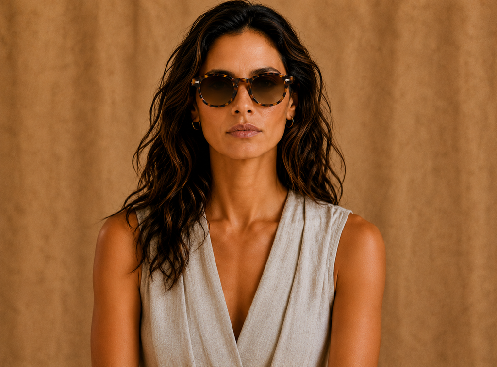 Lunettes de soleil Vernazza ORIGINAL, monture écaille tortoise, verres bruns dégradés — Montivento
